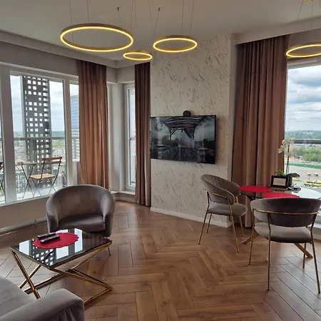 15 Pietro Sokolska 30 Towers - New - Lux - Parking - Sauna - Gym- And The View In Katowice