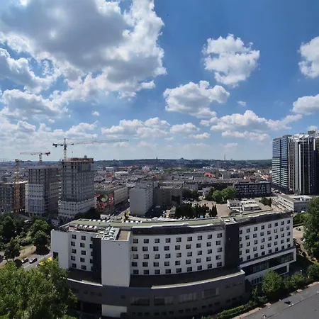 15 Pietro Sokolska 30 Towers Apartments - Klimatyzacja - Lux - Parking - Sauna - Gym- And The Best View In Katowice Κατοβίτσε