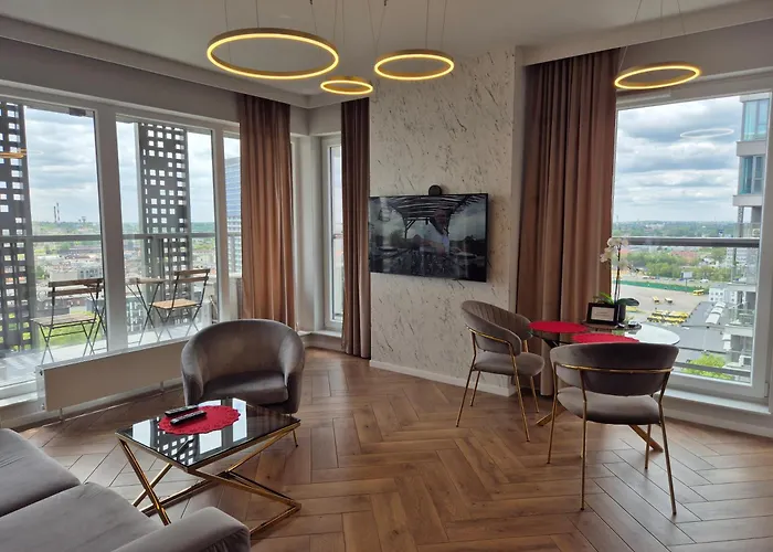 15 Pietro Sokolska 30 Towers - New - Lux - Parking - Sauna - Gym- And The View In Katovice