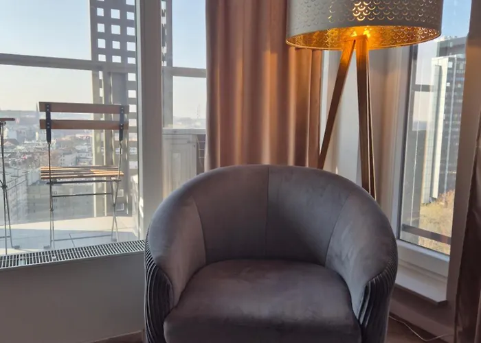 15 Pietro Sokolska 30 Towers - New - Lux - Parking - Sauna - Gym- And The View In * Katovice